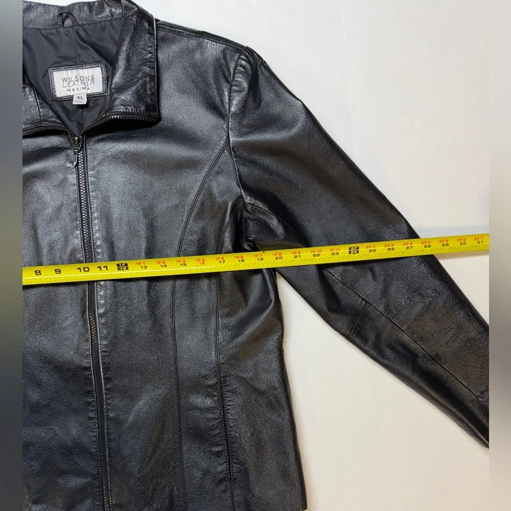 Wilsons Leather Maxima XL Vintage‎ Zip Up Jacket